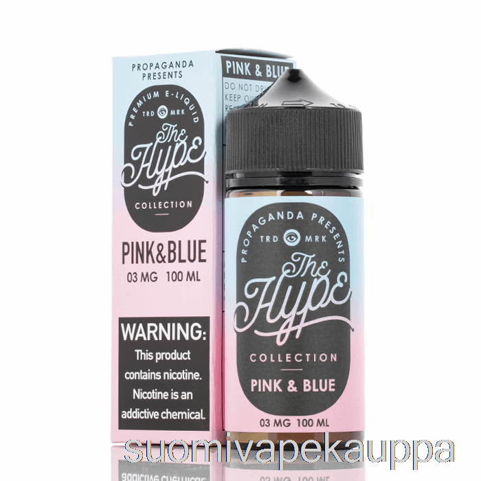 Vape Suomi Hype - Pinkki Ja Sininen - Propaganda E-nesteet - 100ml 12mg